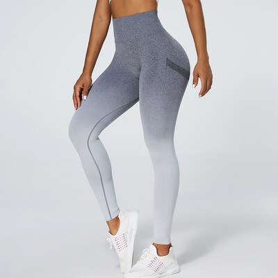 Gradient Color Energy Legging Women Workout Fitness Jogging