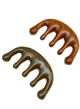 Natural Red Sandalwood Comb for Head Massage AntiHair Loss F