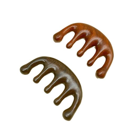 Natural Red Sandalwood Comb for Head Massage AntiHair Loss F