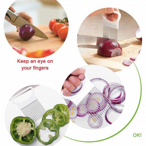 Creative Onion Fork Slicer Stainless Steel Loose Meat Needle