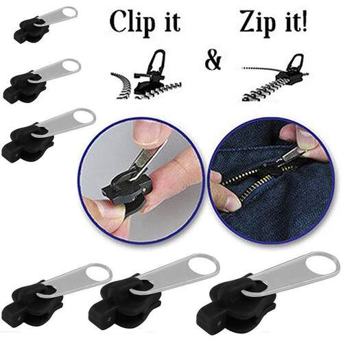 12PCS/Set Instant Zipper Universal Instant Fix Zipper Repair
