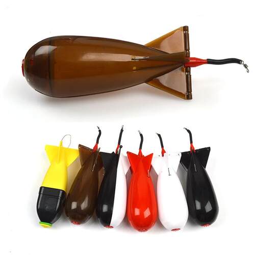Fishing Rocket Feeder Large Small Spod Bomb Float Lure Bait