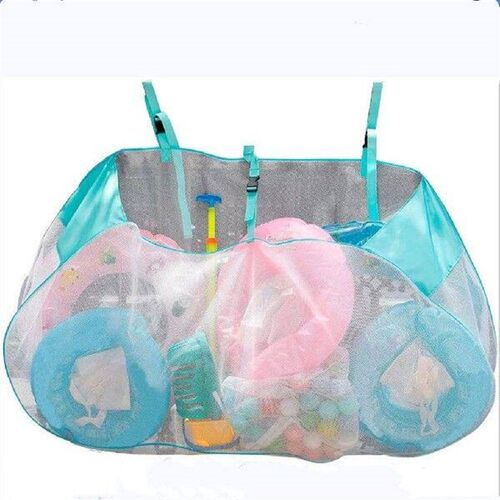 Cloth Adjustable Hanging Rope Outdoor Pool Storage Mesh Bag