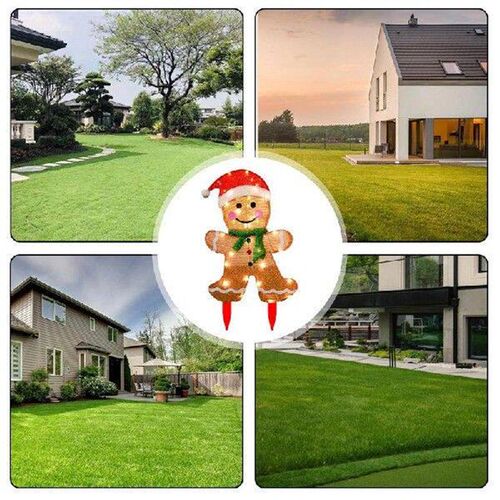Gingerbread Man LED Light LED Outdoor Decor Acrylic 2D