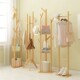 hanger cloth stand coat racks wooden clothes 衣架 rack