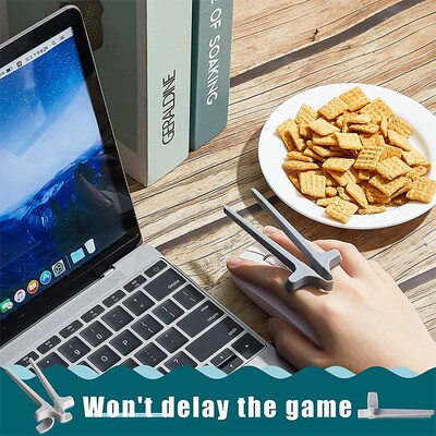 Finger Chopsticks Game Player Snack Chopstick Holder Plastic