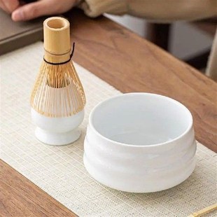 Japanese Matcha Tea Set Matcha Bowl with Spout Matcha Whisk0
