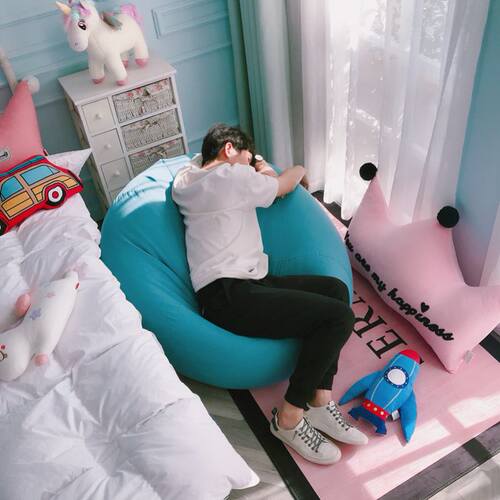 Lazy Sofa Bean Bag Bedroom Balcony Small Sofa Chair