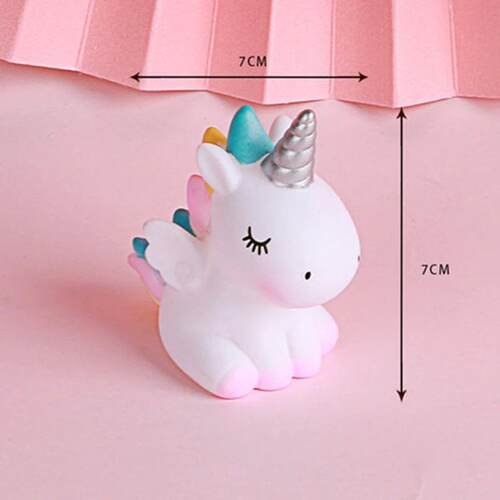 Rainbow Unicorn Themed Star Cloud Cake Decor Birthday Party