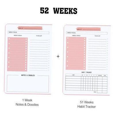 A5 Agenda Planner Notebook Diary Weekly Planner Goal Habit S