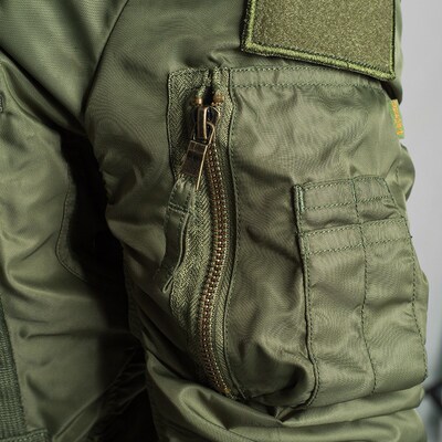 Men MA-1 Outdoor High Quality Jacket Waterproof Windproof Br