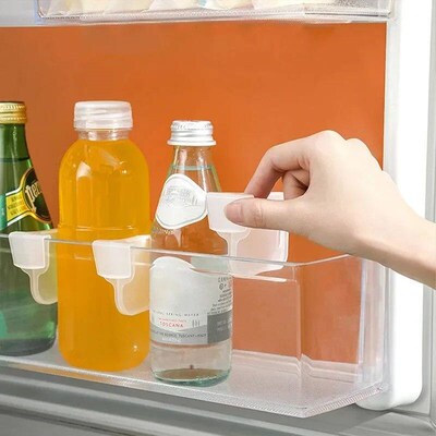 Efficient Refrigerator Kitchen Organizer Shelf Storage Divid