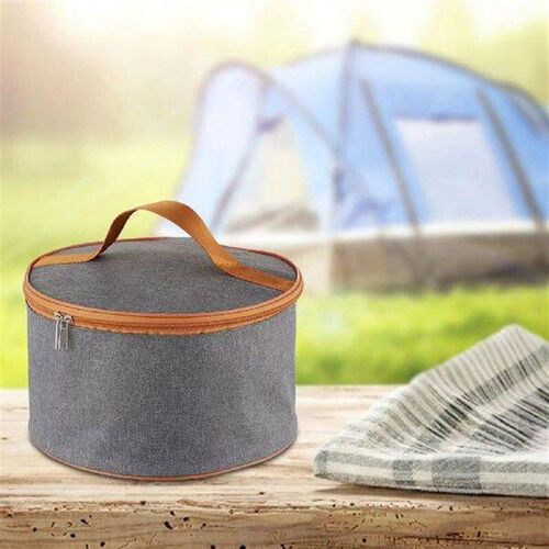 Camping Cookware Carry Bag with Handles Camp Bowl Cups