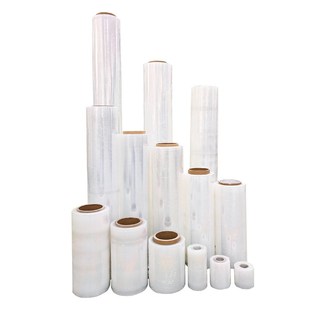 Transparent wrapping film, large roll cling wrap cling film
