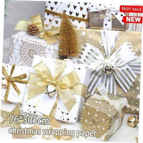 305*76cm christmas wrapping paper large gift paper wrapper 1