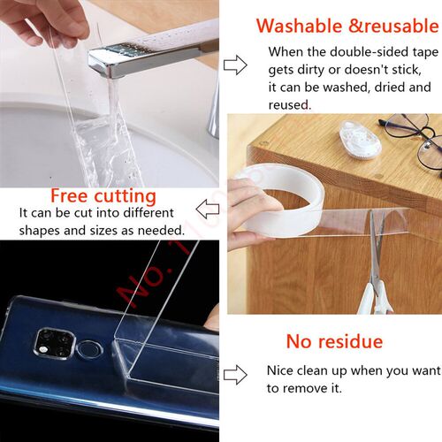 Super Strong Double-sided Adhesive Tape Heavy Duty Bathroom