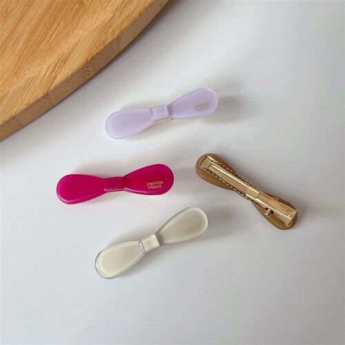 New Acetic Acid Hairpin Colorful Bow Bangs Clip Cute Sweet S