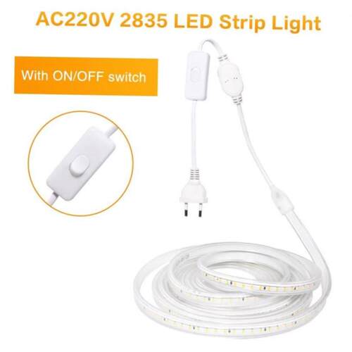 LED Strip Light 220V 2835 Waterproof led strip High Brightne