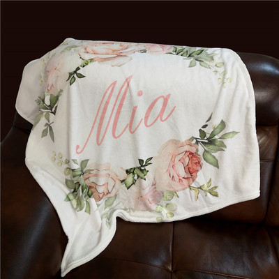Personalized Baby Blanket Swaddling Baby Bedding Crib Swaddl