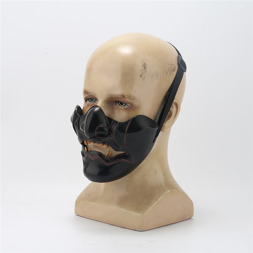 Ghost of Tsushima Sakai Cosplay Mask Half Face Samurai Mask