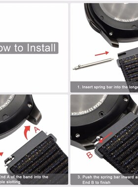 Band For Samsung Galaxy Watch 4 3 classic 5 Pro active 2/Gea