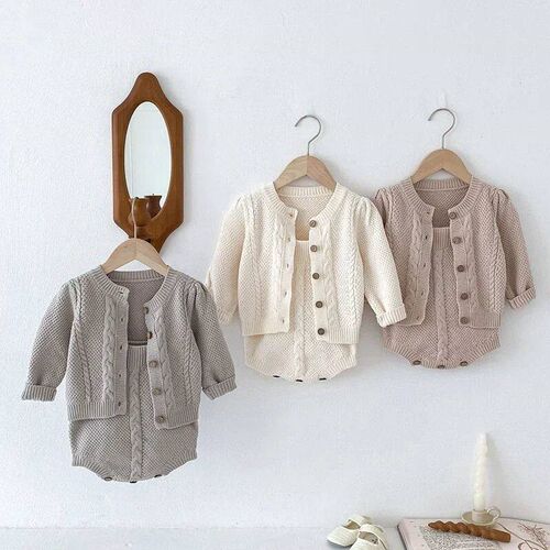 2024 New Autumn Newborn Baby Girls Clothing Set Long Sleeved
