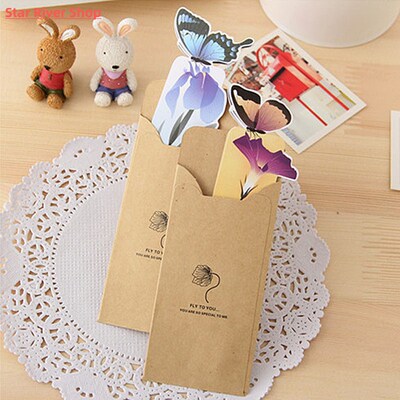 5Pcs Butterfly Bookmarks for Books Cute Kawaii 3D Bookmark O