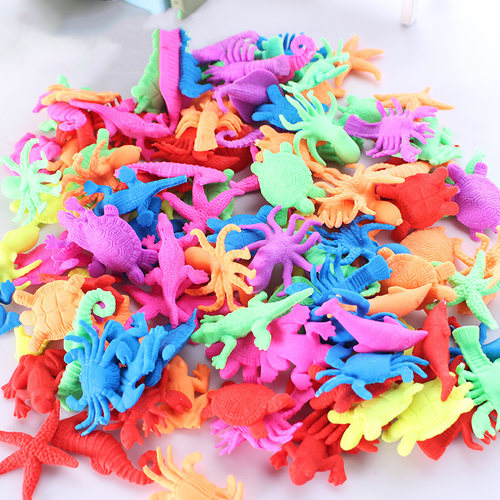 100Pcs/50Pcs Water Growing Toys Ocean Forest Animals Magic E