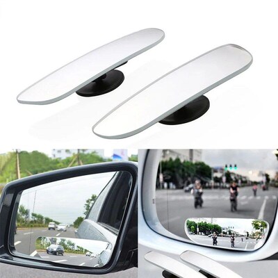 2pcs Car Mirror 360 Degree Wide Angle Convex Blind Spot Mirr