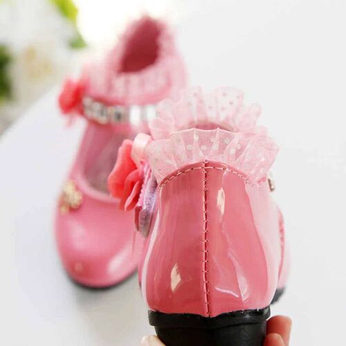 Girls leather shoes princess shoes 2024 new childrens sing