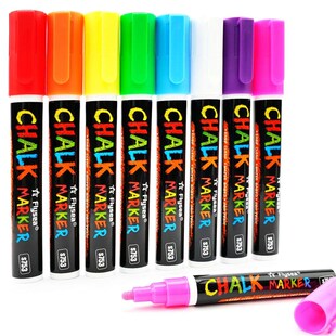 8PCS/Set Liquid Chalk Marker Pens Erasable Multi Colored Hig