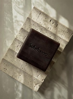 WHITE GRDEN法式创意波浪皂托洗手台香皂盒大理石置物盘首饰托盘