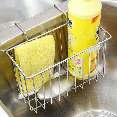 Durable Stainless Steel Home Sink Accessory Waste Basket