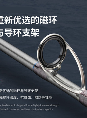 近海钓竿夜光近海船竿铁板竿近海钓竿船竿轻量一节半抛投船杆