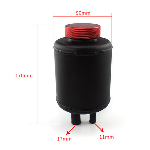 汽车改装通用方向盘转向助力机油冷却壶山地越野车转向泵1L油壶