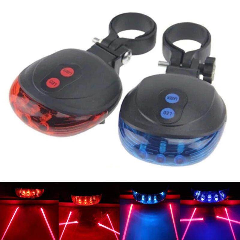 Bicycle tail light laser bike light rear Waterproof LED ligh图片