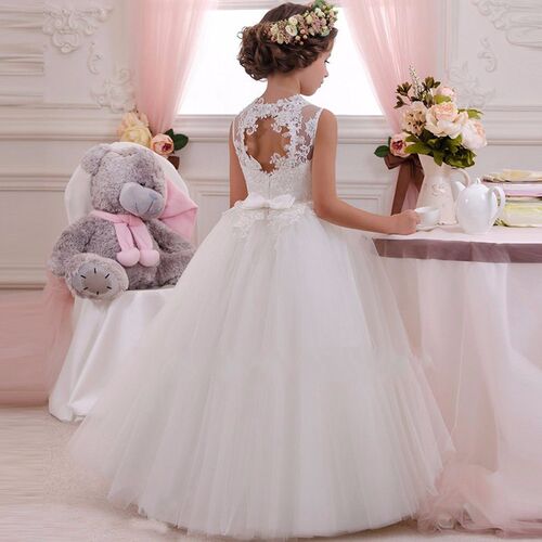 2022 Christmas Kids Princess Dress For Girls Flower Ball Gow