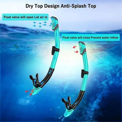 Professional Diving Scuba Mask Anti Fogging Dry Snorkeling S