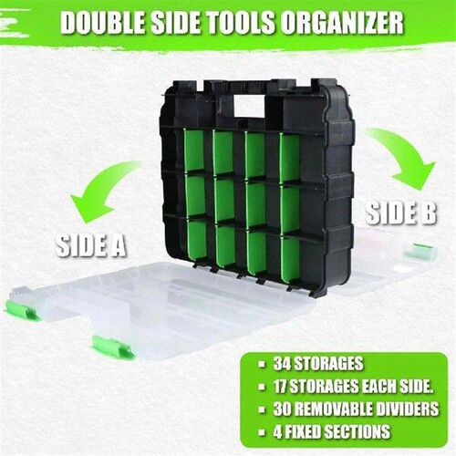 Versatile Storage Box Electrician W/ Removable Dividers