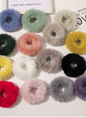 New Warm Soft Elastic Hair Band Hair Scrunchies Women Girls