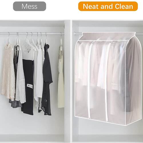 3D Zipper Clothes Dust ver Clothes Storage Wardrobe Suit Cas