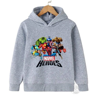 Fashion cartoon kids Superhero Spider-Man Sweatshirt Baby Bo