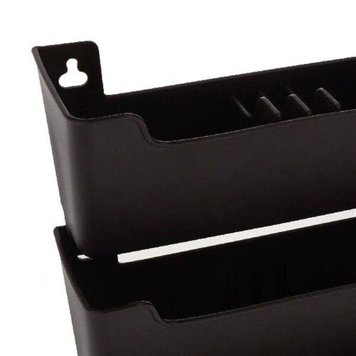 File Storage Box Stackable Wall Mount Holder Bins with Lids