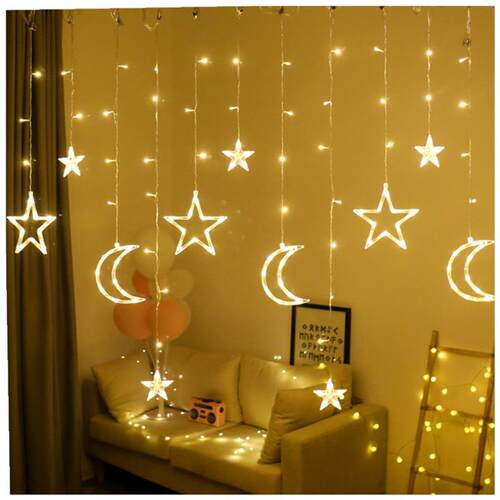 Led star light small colorful bedroom decorative lamp string