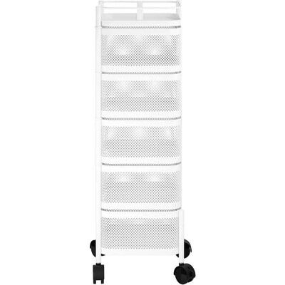 Kitchen Storage Cart Fruit Rack 4/5 Layer Kitchen Trolley on