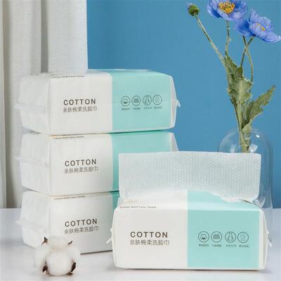 Disposable Face Cotton Tissue For Washing Soft Dry Wipes Fac