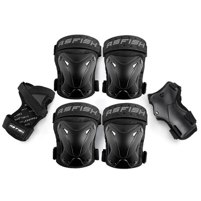 6Pcs/Set Roller Skating Protector Elbow Knee Pads Wrist Guar