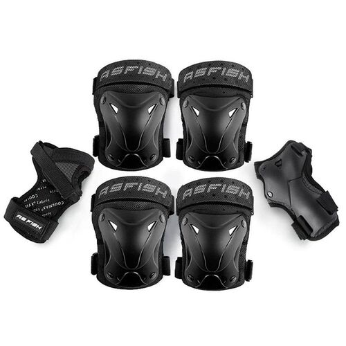 6Pcs/Set Roller Skating Protector Elbow Knee Pads Wrist Guar