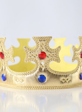 Baby Shower Decor King Crown With Gem Kids 1st Birthday