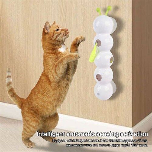 Caterpillar Interactive Cat Toy Motion Activated Teasing